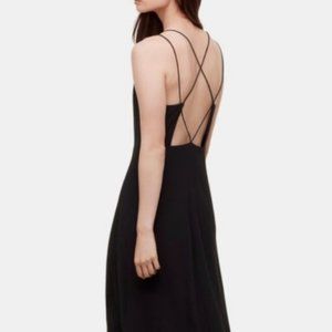 Aritzia Wilfred Angelique Dress New with Tags Size Small Black